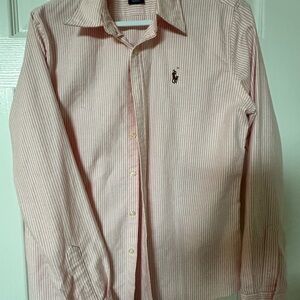 Polo by Ralph Lauren Women’s Pink Striped Shirt